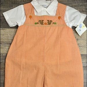 COPY - NWT, Petit Ami embroidered jumper, sz 24 mos